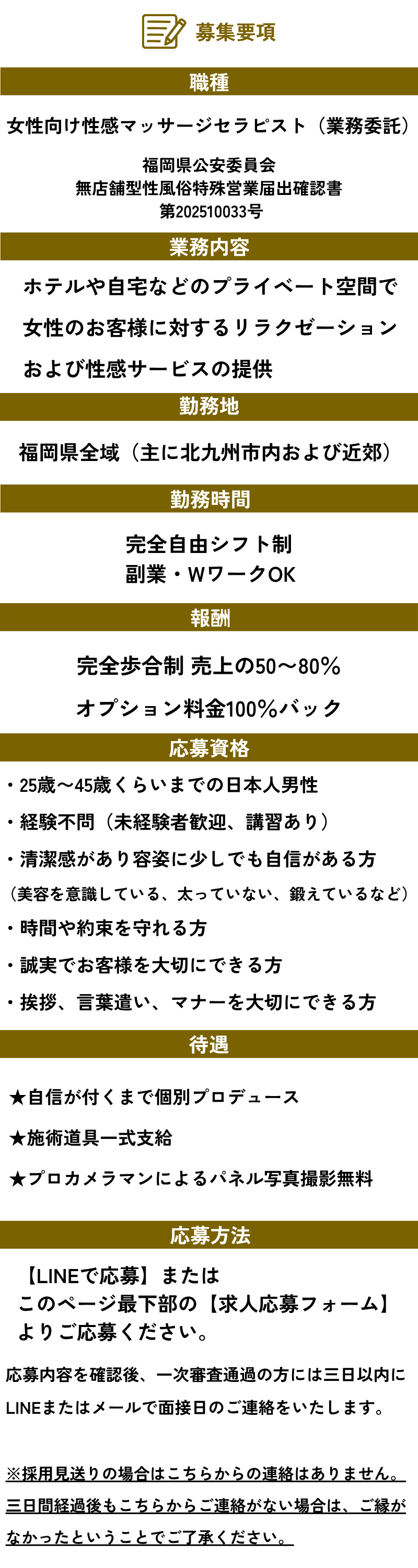 募集要項